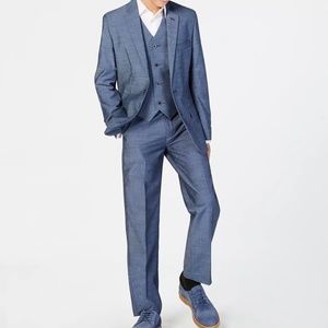 Calvin Klein Big Boys Plain Weave Suit Jacket